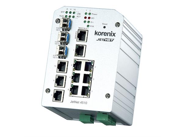 Korenix JetNet 4510-w Switch Mb Mng 7Tx 3SFP/Tx